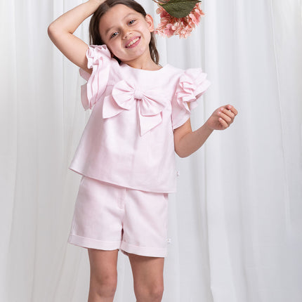 Pink Summer Fete Short Set