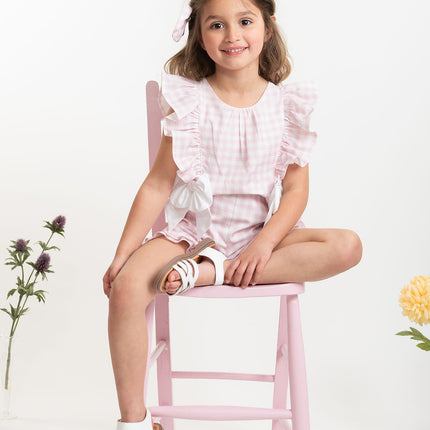 Pink Country Kitchen Playsuit