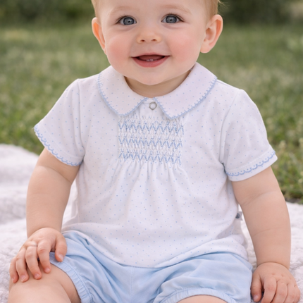 Jesse Blue Bloomer Set