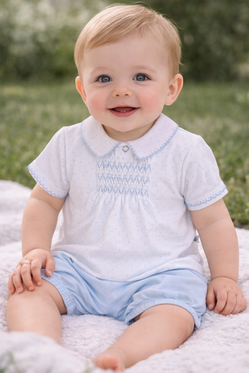 Jesse Blue Bloomer Set