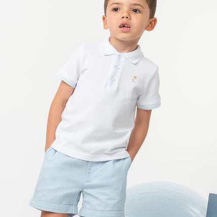 Sky Blue Chino Short Set