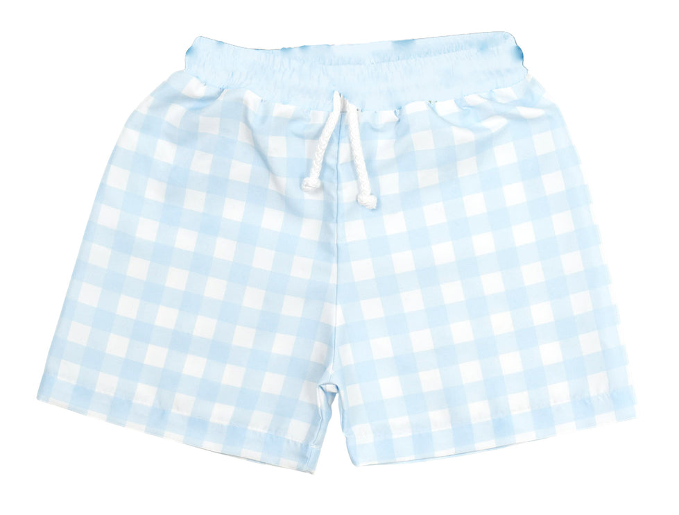 Chess Blue Swim Shorts