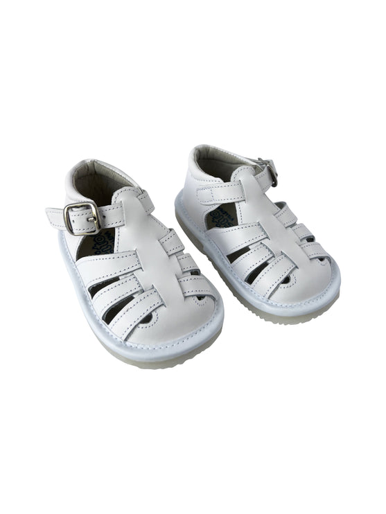 Little Leather White Sandals