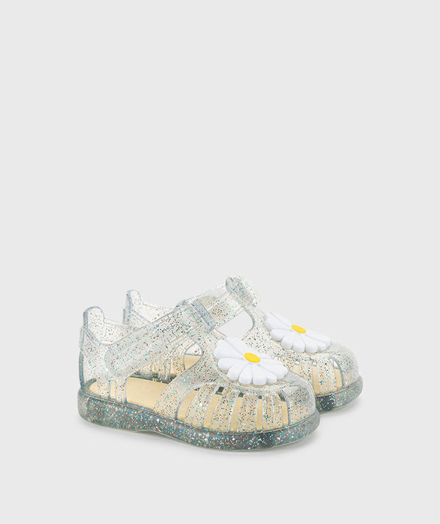 Igor Toby Gloss Flower Glitter Sandal