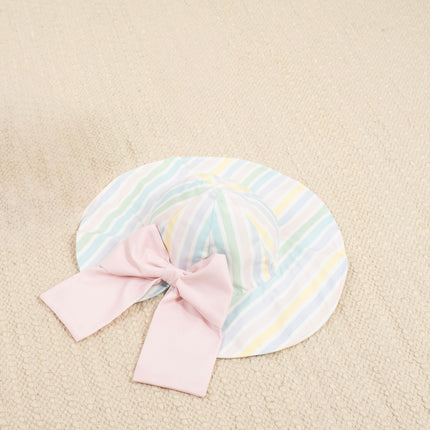 Pastel Stripe Sun Hat