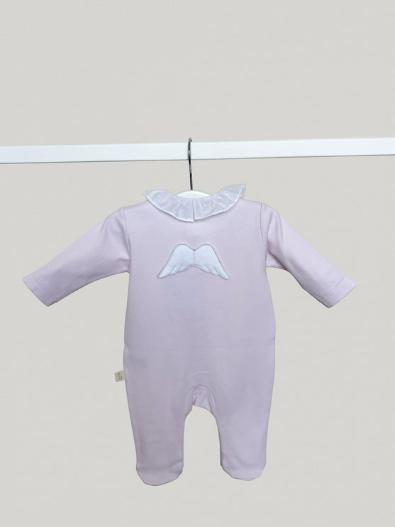 Frilly Pink Angel Babygrow