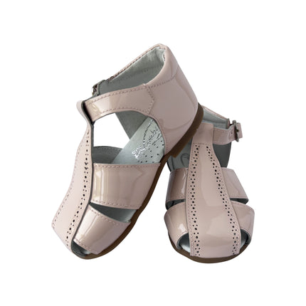 Little Pink Patent Sandal