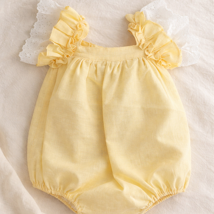 Lyna Lemon Romper