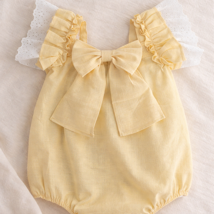 Lyna Lemon Romper