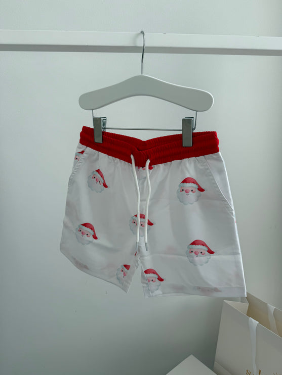 Little Santa Swim Shorts