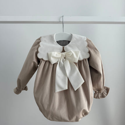 Stella Romper (Beige)