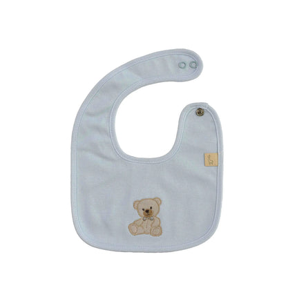 Blue Teddy Bib