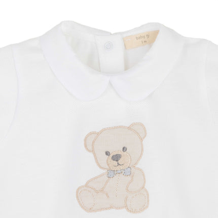 White Teddy Romper