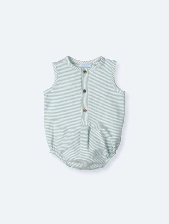 Little Mykonos Romper (Green)