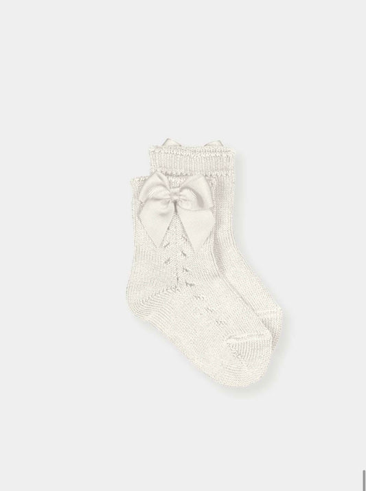 Little Lazo Ivory Sock