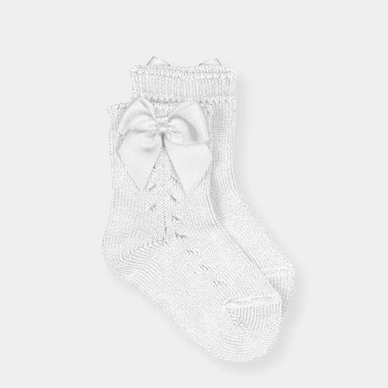 Little Lazo White Sock