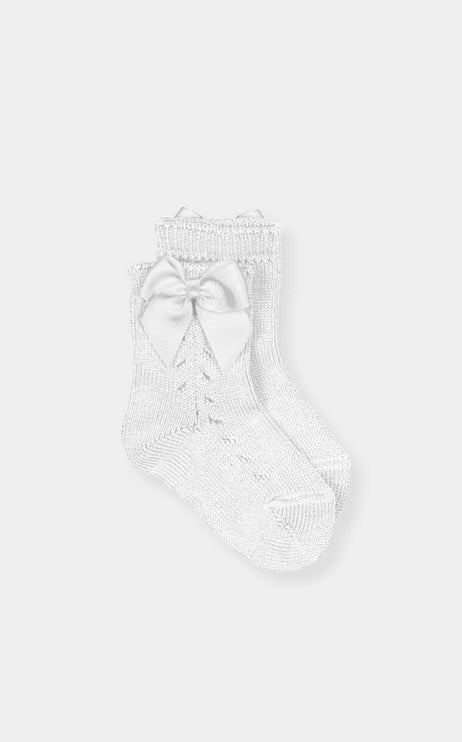 Little Lazo White Sock