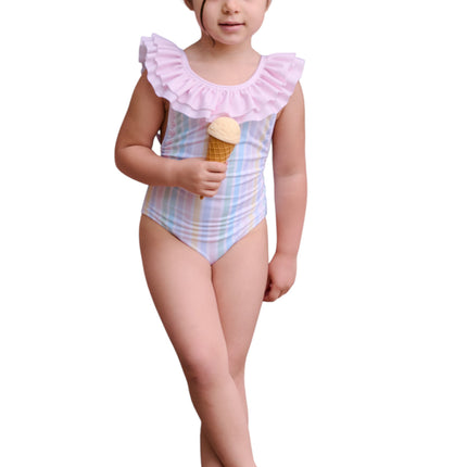 Pastel Stripe Cayo Coco Swimsuit