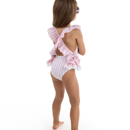 Little Pink Stripe Salerno Swimsuit