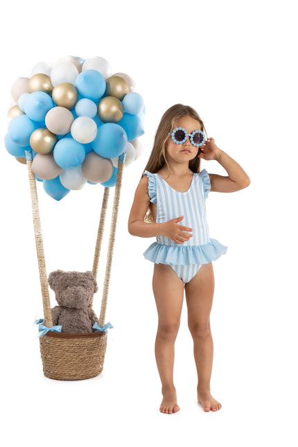 Little Blue Stripe Ravello Swimsuit