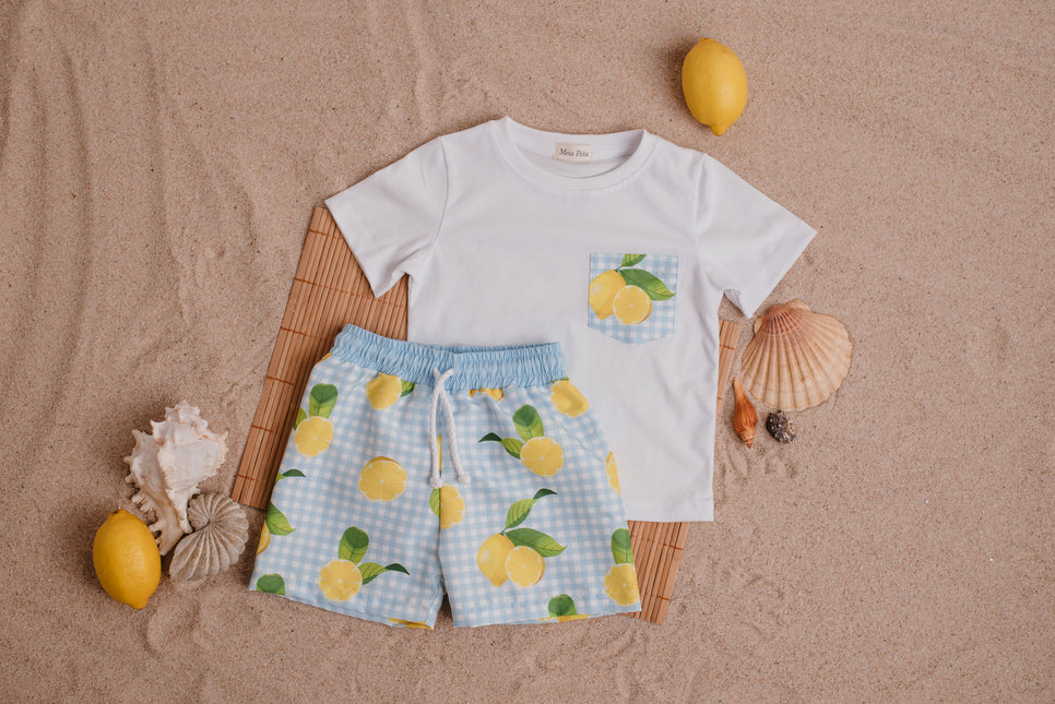 Little Lemon Swim Shorts