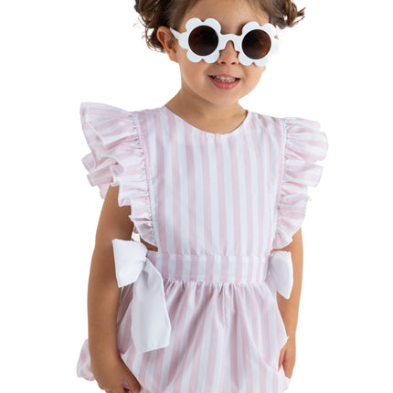 Little Pink Stripe Jumpsuit