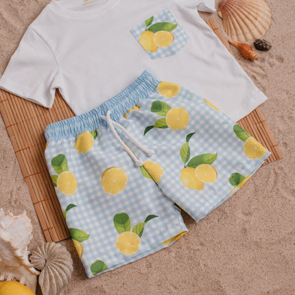 Little Lemon Swim Shorts