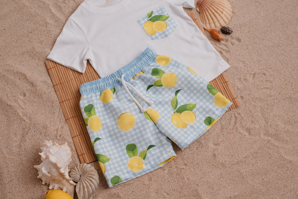 Little Lemon Swim Shorts